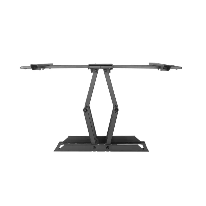 Sienas televizora stiprinājums Gembird WM-80ST-02 — fiksēts/slīps, 37–80 collas, VESA līdz 600x400, 60 kg, melns