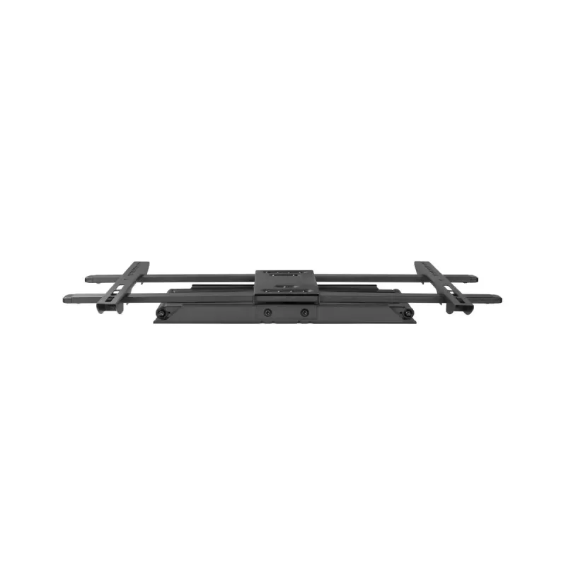 Sienas televizora stiprinājums Gembird WM-80ST-02 — fiksēts/slīps, 37–80 collas, VESA līdz 600x400, 60 kg, melns