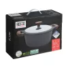 Resto Kitchenware Ran 4,2 l apaļš katls, bēšs, koka