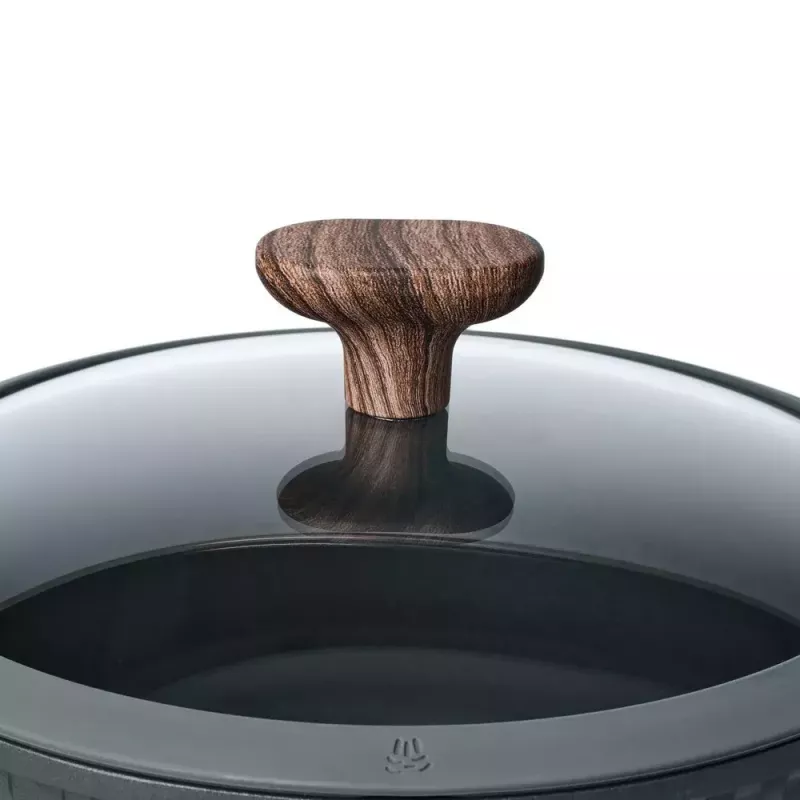 Resto Kitchenware Ran 4,2 l apaļš katls, bēšs, koka