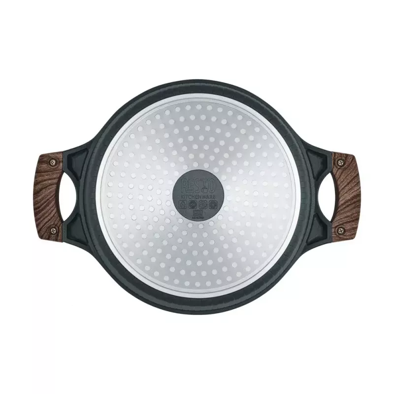 Resto Kitchenware Ran 4,2 l apaļš katls, bēšs, koka
