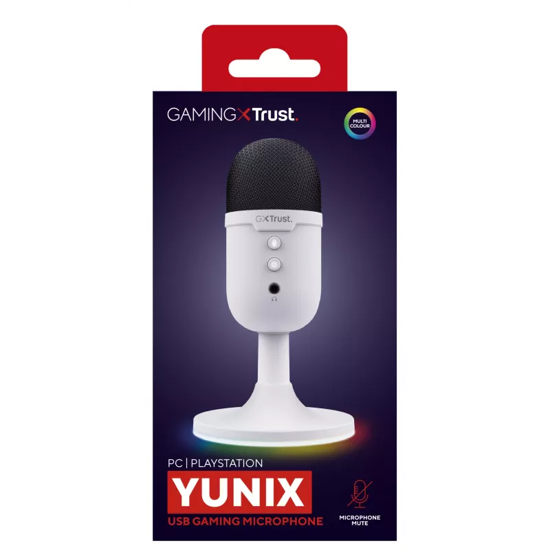 Trust GXT 234P Yunix Baltā galda mikrofons