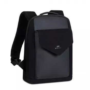 Mugursoma Rivacase 8521 33,8 cm (13,3 collu) Melna Rokturis Plecu siksna