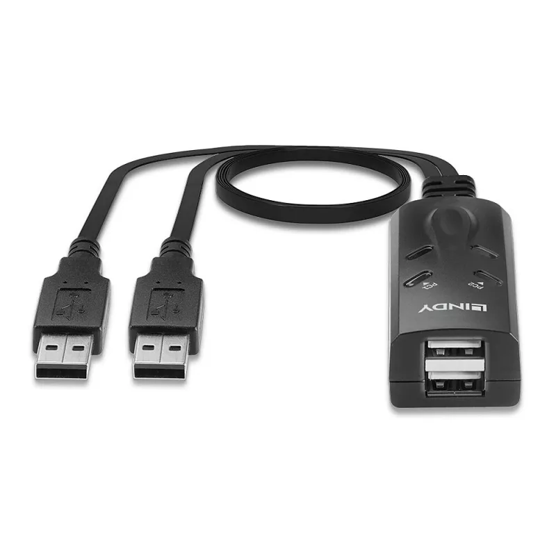 Lindy 2 Port USB KM Slēdzis