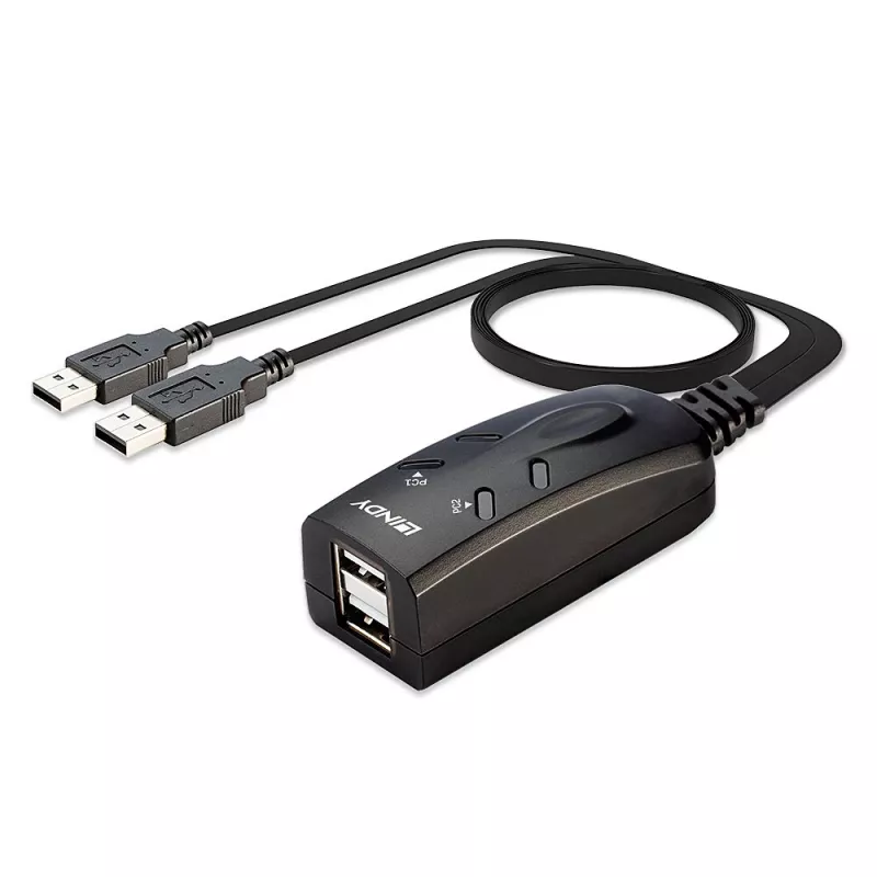 Lindy 2 Port USB KM Slēdzis