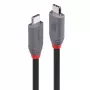Lindy 1.5 m USB 4 240 W Type C kabelis, Anthra Line