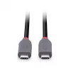 Lindy 1.5 m USB 4 240 W Type C kabelis, Anthra Line