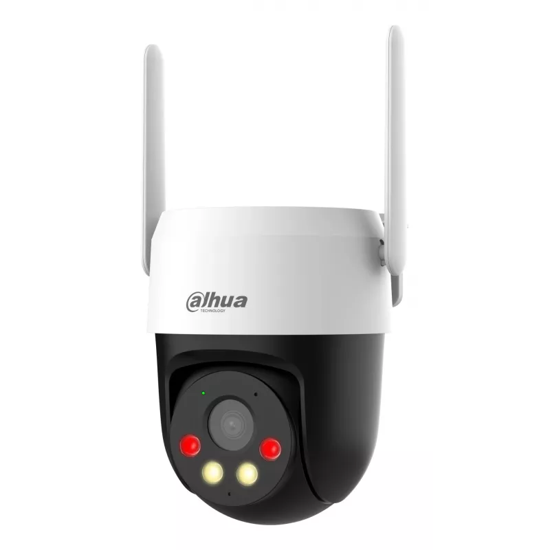 IP drošības kamera Dahua Technology 5MP fiksēta fokusa 4G Pan & Tilt (4 mm, 5MP, āra torņveida, 180° rotācija)