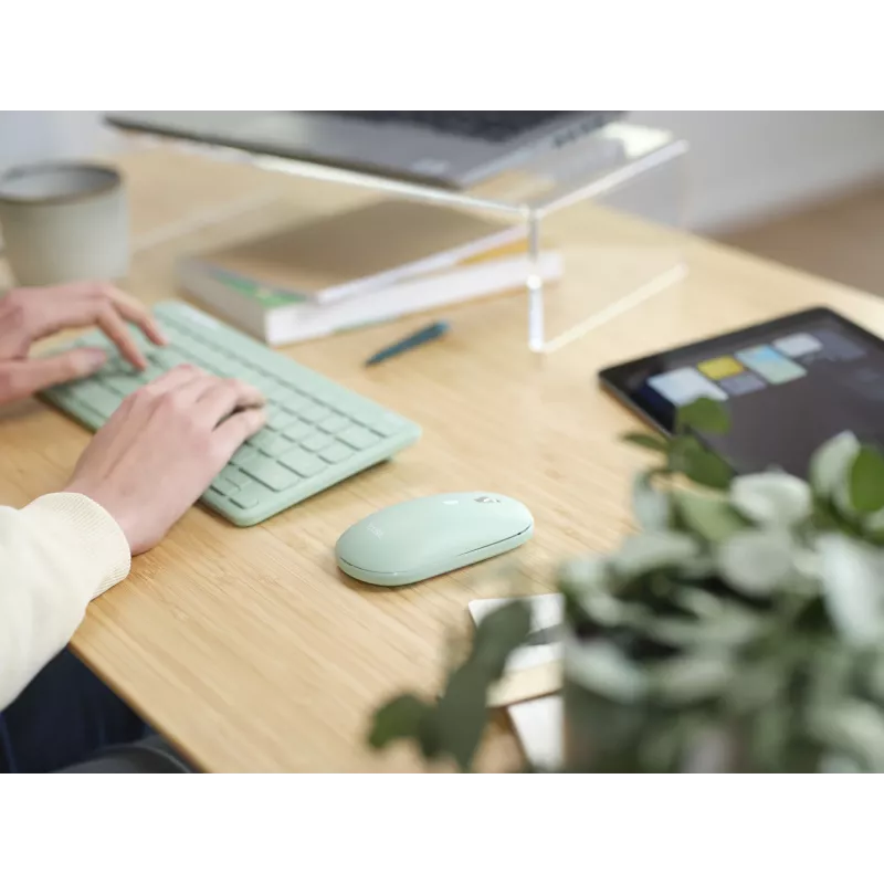 Trust Lyra 24942 bezvadu tastatūras un peles komplekts, zaļš