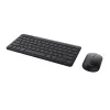 Trust Lyra bezvadu tastatūra un pele, RF + Bluetooth, QWERTY angļu, melna
