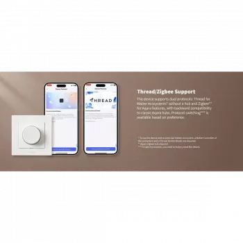 Aqara Dimmer Switch H2 EU Balts slēdzis Aqara KD-R01D