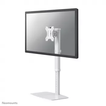 Neomounts FPMA-D890WHITE Monitora statīvs 10-30 collām, brīvi stāvošs, 6 kg, 25.4 cm (10 inch), 76.2 cm (30 inch), 100 x 100 mm, Balts
