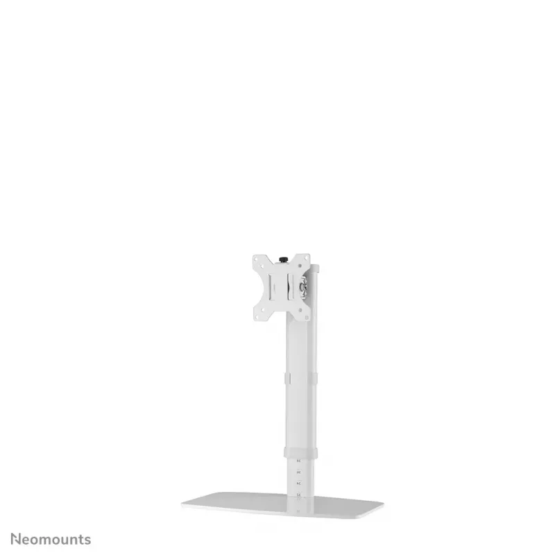 Neomounts FPMA-D890WHITE Monitora statīvs 10-30 collām, brīvi stāvošs, 6 kg, 25.4 cm (10 inch), 76.2 cm (30 inch), 100 x 100 mm, Balts