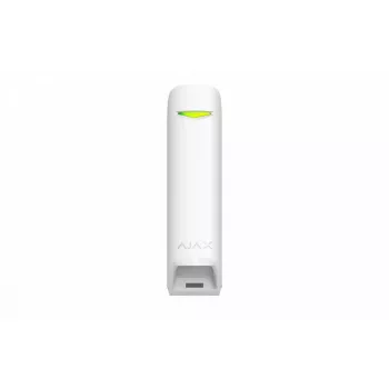Kustību detektors Ajax MotionProtect Curtain White 38195 bezvadu aizkaru sensors virziena kustības noteikšanai