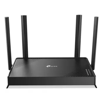 TP-Link Archer BE220 bezvadu maršrutētājs Gigabit Ethernet Divu joslu (2.4 GHz / 5 GHz) Melns