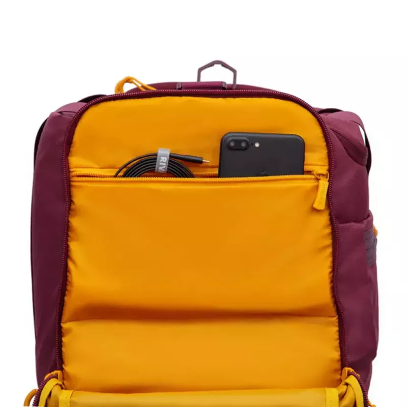 Rivacase Dijon ceļojumu soma 35 L, poliesters, bordo