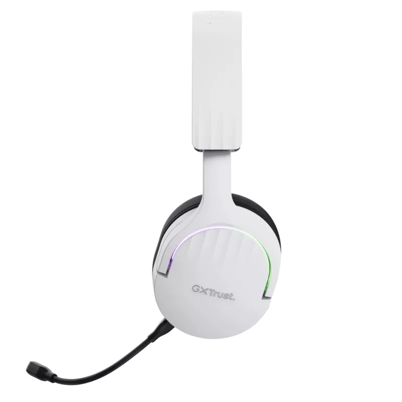 Trust GXT 491W FAYZO Bezvadu un vadu spēļu austiņas Over-Ear, USB-C, Bluetooth, Melns/Balts