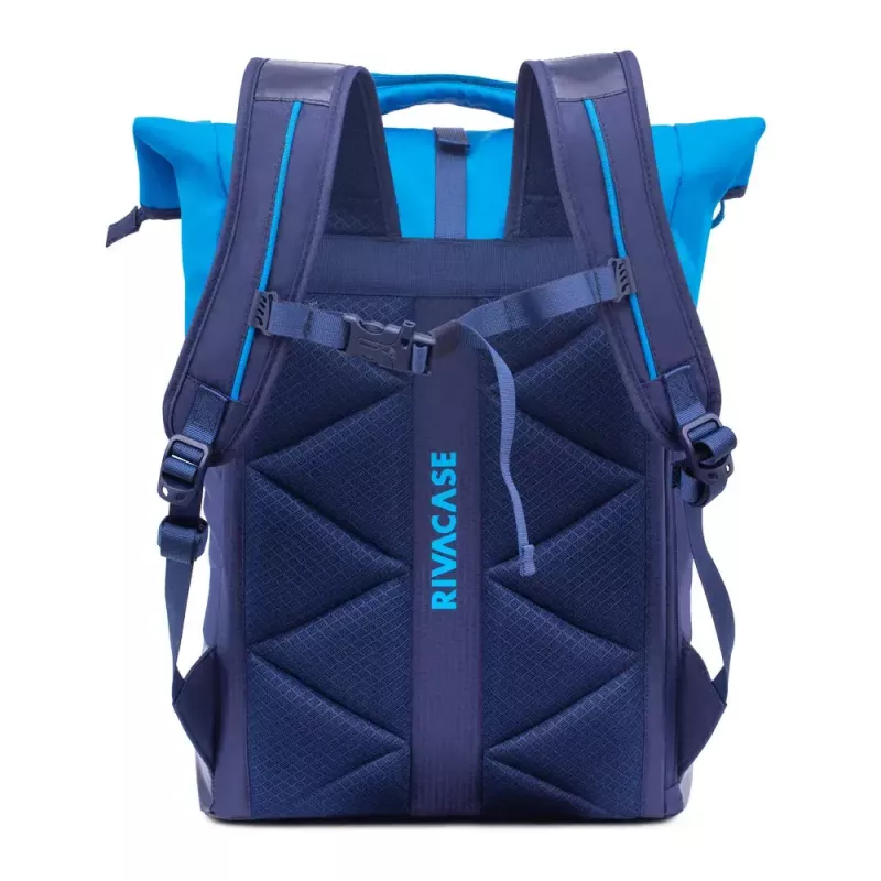 Mugursoma Rivacase Dijon 39,6 cm (15,6 inch) Zila 1 Nodalījums Rokturis Plecu Siksna