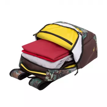 Mugursoma Rivacase Erebus 39,6 cm 15,6 collas Khaki, ar rokturi un plecu siksnu