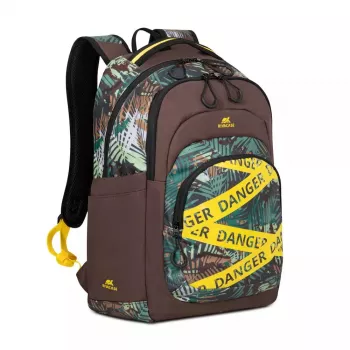Mugursoma Rivacase Erebus 39,6 cm 15,6 collas Khaki, ar rokturi un plecu siksnu