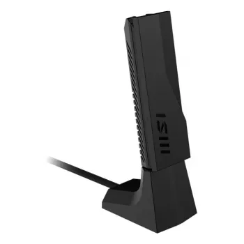 MSI BE6500 WiFi7 USB 3.2 Gen 1 Dongle Melns