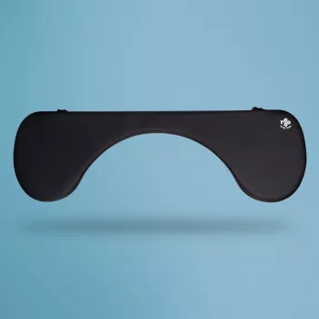 R-Go Tools R-Go roku balsts, ergonomisks, simetrisks, ar vēdera izgriezumu, mīkstās putas, melns