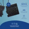 R-Go Tools ergonomiskā tastatūra R-Go Split Break v2 ar pārtraukuma programmatūru, ergonomiska sadalīta tastatūra, QWERTY (UK), vadu, melna