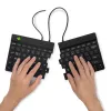 R-Go Tools Ergonomic tastatūra R-Go Split Break v2 ar pārtraukuma programmatūru, ergonomiska sadalīta tastatūra, QWERTY (US), Vadu, melna