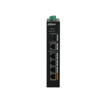 Dahua Technology PoE PFS3106-4ET-60-V2 tīkla slēdzis Nepārvaldāms L2 Fast Ethernet (10/100) Melns