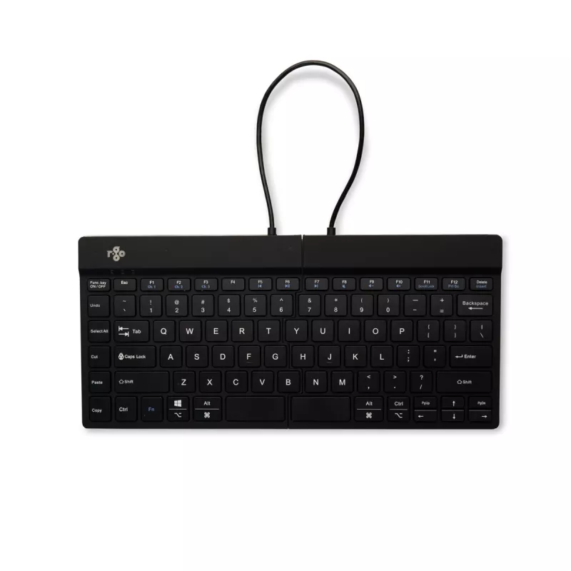 R-Go Tools ergonomiskā tastatūra R-Go Split Break ar pārtraukumu programmatūru, ergonomiska sadalīta tastatūra, QWERTY (US), Bluetooth, melna