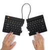 R-Go Tools ergonomiskā tastatūra R-Go Split Break ar pārtraukumu programmatūru, ergonomiska sadalīta tastatūra, QWERTY (US), Bluetooth, melna