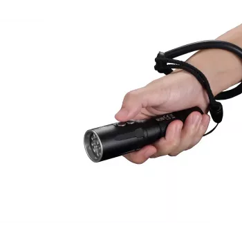 Rokas lukturītis Nitecore DL20 LED 1000 lm, 9 h akumulatora darbība, melns, 135.5 g