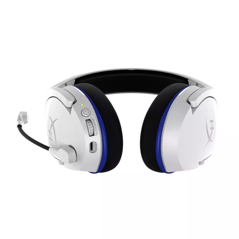 HyperX Cloud Stinger Core - Bezvadu spēļu austiņas (Balti-Zila) - PS5/PS4
