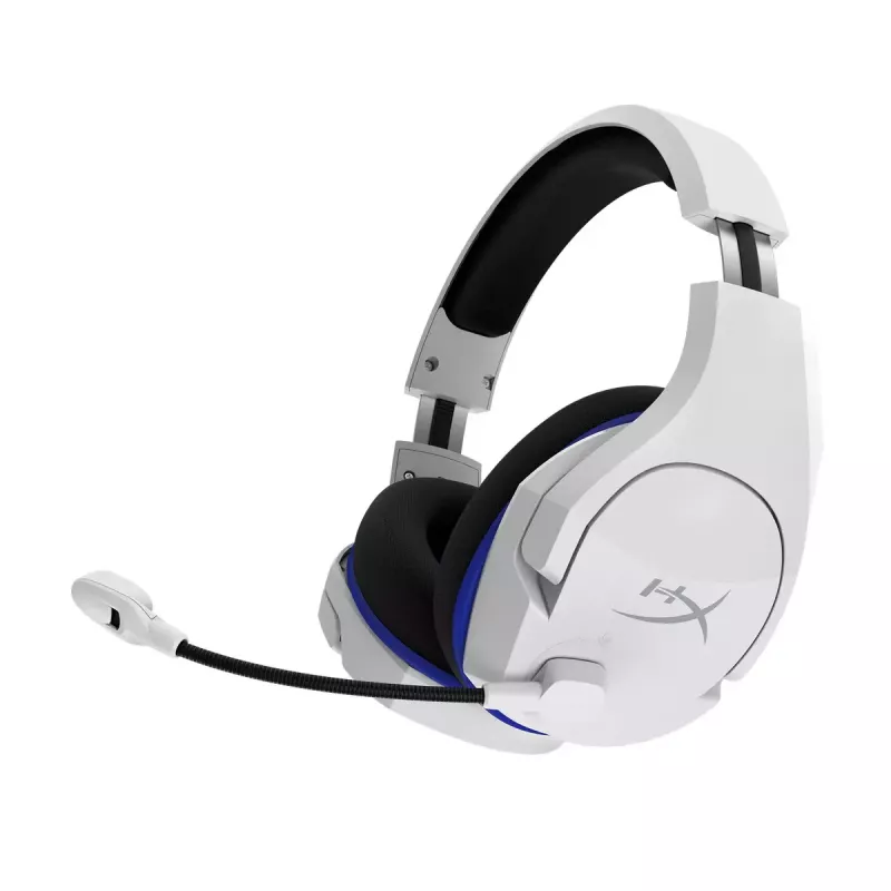 HyperX Cloud Stinger Core - Bezvadu spēļu austiņas (Balti-Zila) - PS5/PS4