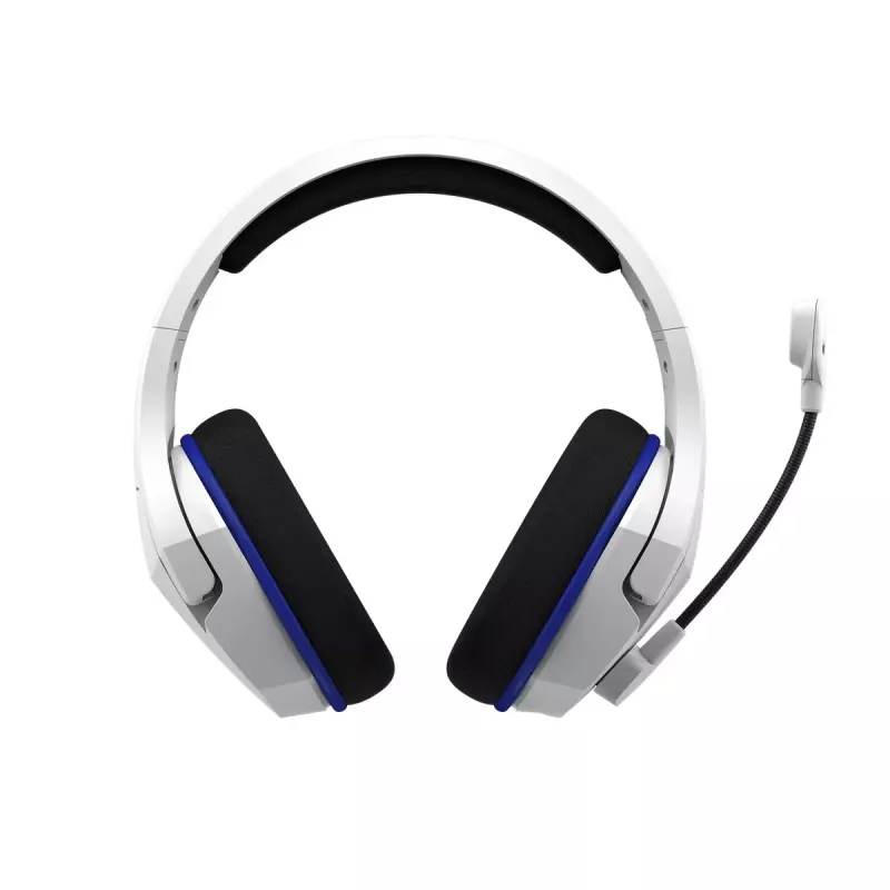 HyperX Cloud Stinger Core - Bezvadu spēļu austiņas (Balti-Zila) - PS5/PS4