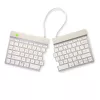 R-Go Tools ergonomiskā tastatūra R-Go Split Break ar pārtraukuma programmatūru, ergonomiska sadalīta tastatūra, QWERTY (US), Bluetooth, balta