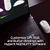 HyperX Pulsefire Haste 2 Mini - Bezvadu spēļu pele (Balta)