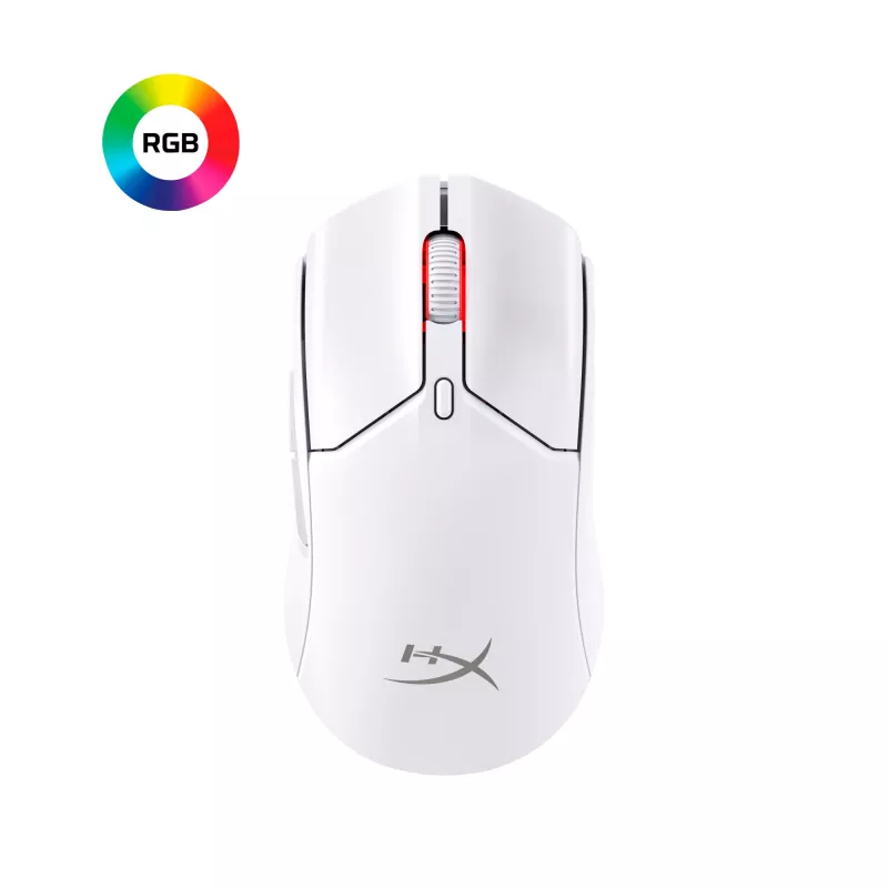 HyperX Pulsefire Haste 2 Mini - Bezvadu spēļu pele (Balta)