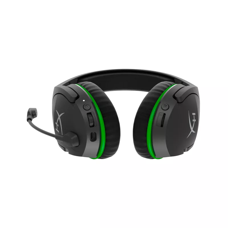 HyperX CloudX Stinger Core - Bezvadu spēļu austiņas (Melnas-Zaļas) - Xbox