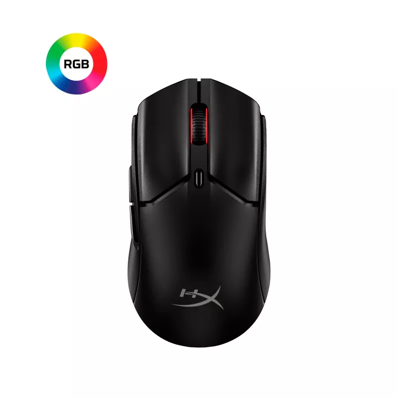 HyperX Pulsefire Haste 2 Mini bezvadu pele spēlētājiem, melna