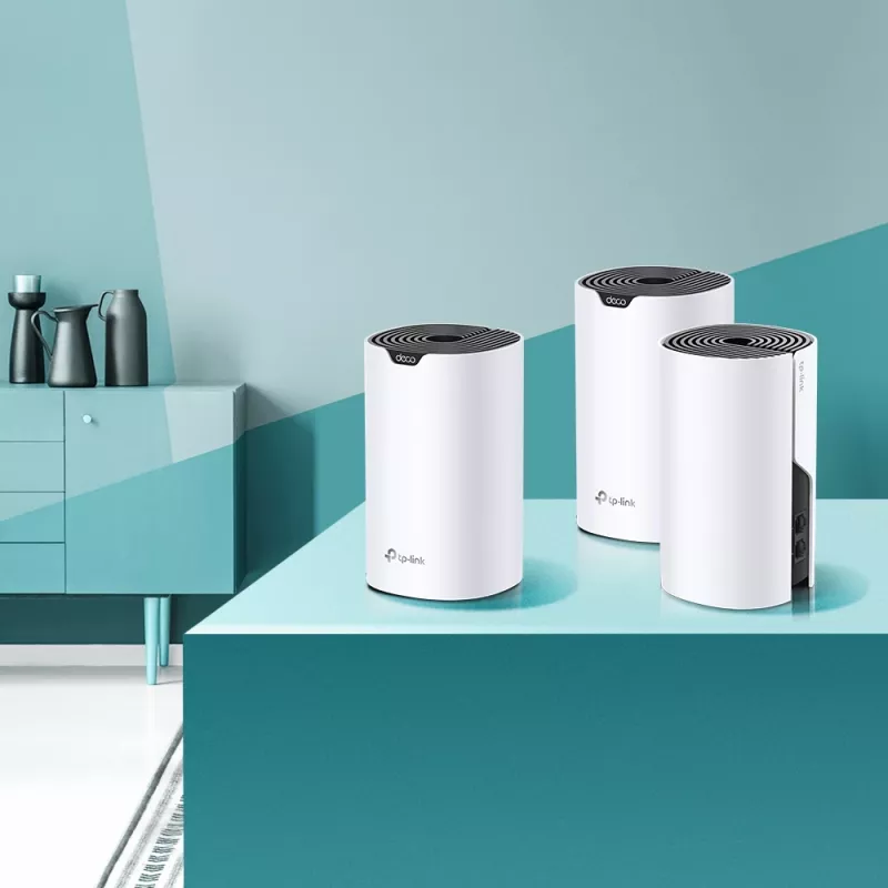 TP-Link Deco S4 AC1200 visas mājas Mesh Wi-Fi sistēma, 3 vienību komplekts