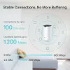 TP-Link Deco S4 AC1200 visas mājas Mesh Wi-Fi sistēma, 3 vienību komplekts