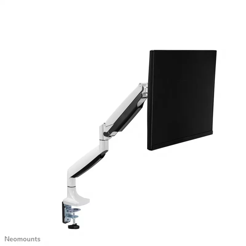 Neomounts NM-D750WHITE monitora roka 10-32 inch - gāzes atspere, Clamp/Grommet, 9 kg, 25.4 cm (10 inch), 81.3 cm (32 inch), 100 x 100 mm, Balta