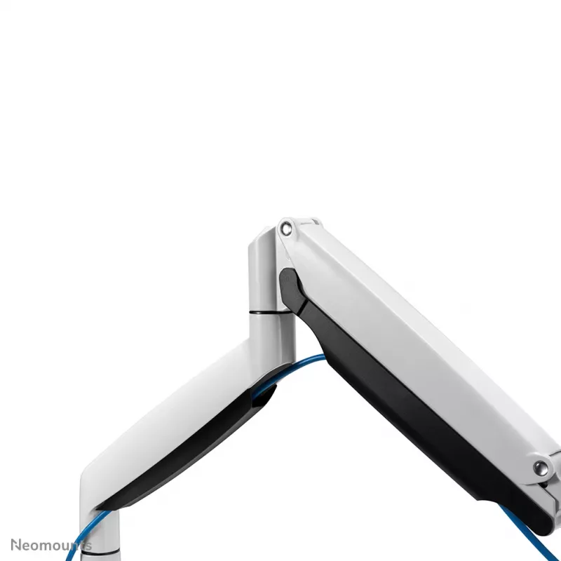 Neomounts NM-D750WHITE monitora roka 10-32 inch - gāzes atspere, Clamp/Grommet, 9 kg, 25.4 cm (10 inch), 81.3 cm (32 inch), 100 x 100 mm, Balta