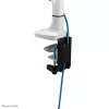 Neomounts NM-D750WHITE monitora roka 10-32 inch - gāzes atspere, Clamp/Grommet, 9 kg, 25.4 cm (10 inch), 81.3 cm (32 inch), 100 x 100 mm, Balta