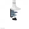 Neomounts NM-D750WHITE monitora roka 10-32 inch - gāzes atspere, Clamp/Grommet, 9 kg, 25.4 cm (10 inch), 81.3 cm (32 inch), 100 x 100 mm, Balta