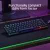 HyperX Alloy Origins 65 - mehāniskā spēļu tastatūra - HX Red (ASV izkārtojums)