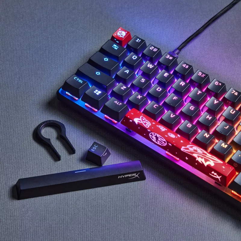 HyperX Alloy Origins 65 - mehāniskā spēļu tastatūra - HX Red (ASV izkārtojums)