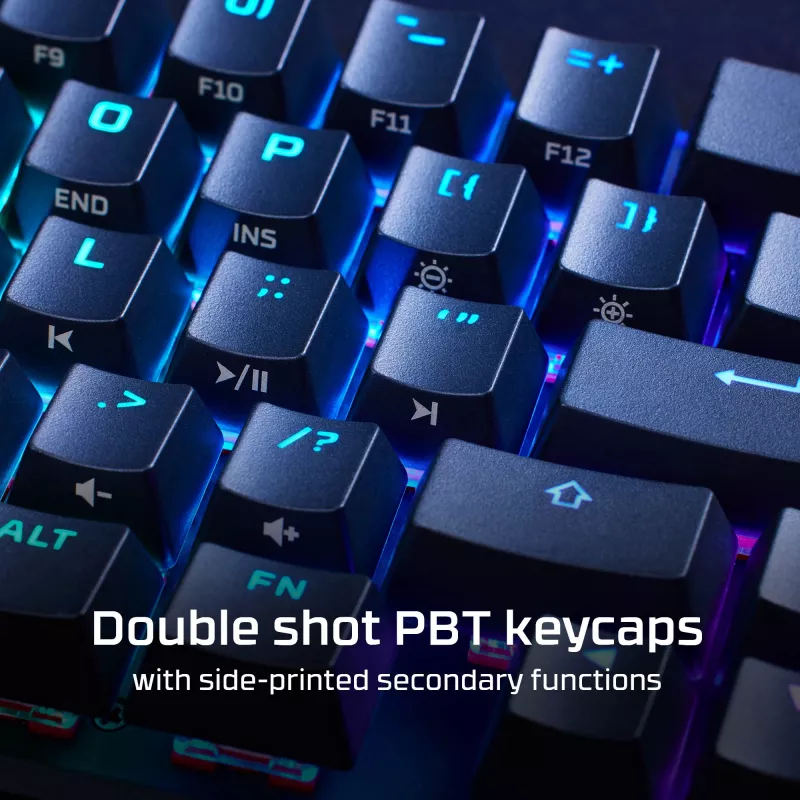 HyperX Alloy Origins 65 tastatūra 4P5D6AN#UUW, ziemeļvalstu taustiņu izkārtojums