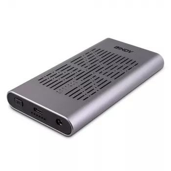 Lindy USB 3.2 Gen 2x2 Dual M.2 NVMe SSD ārējais korpuss ar klonēšanas funkciju